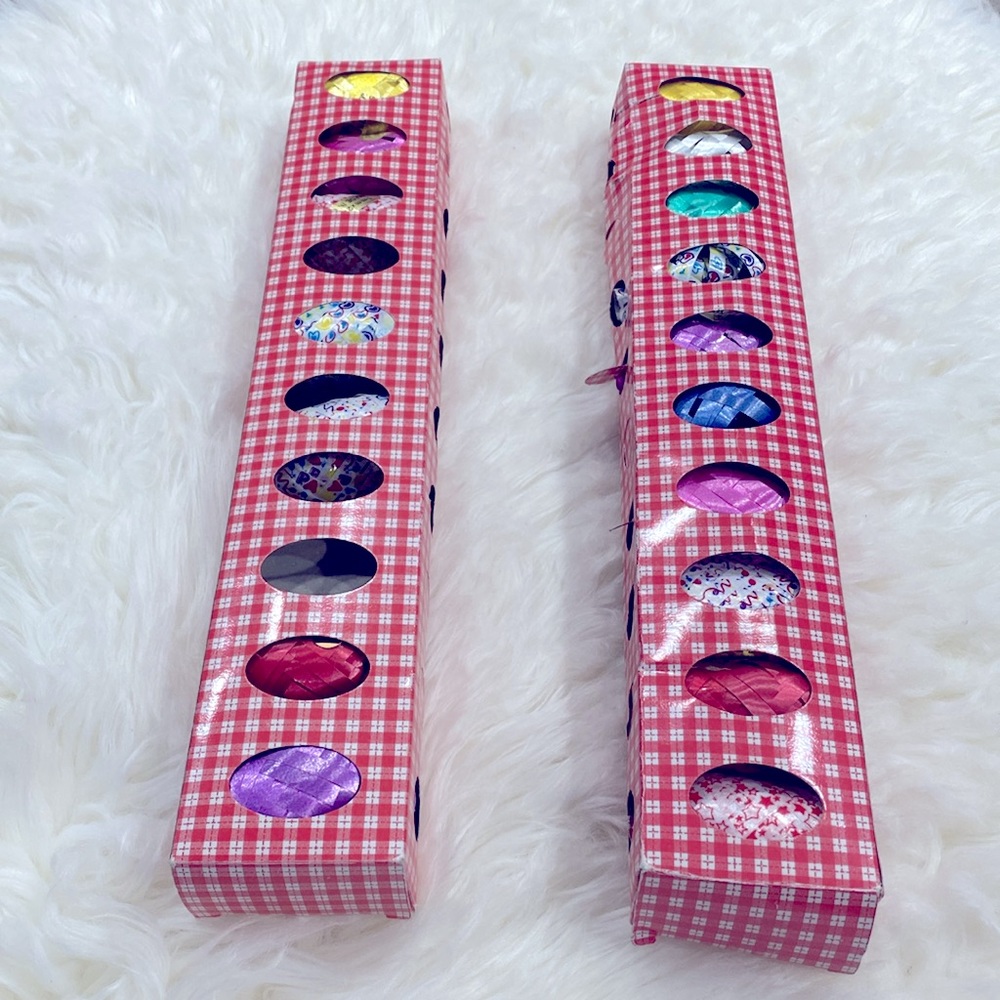 Bundle of 2 Dispenser Boxes w/Curling Several Colors Ribbons For Decorations !!